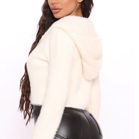 Fashion Nova Luxe Good To Me Cardigan Sweater - Ivory - Picture 3 of 6